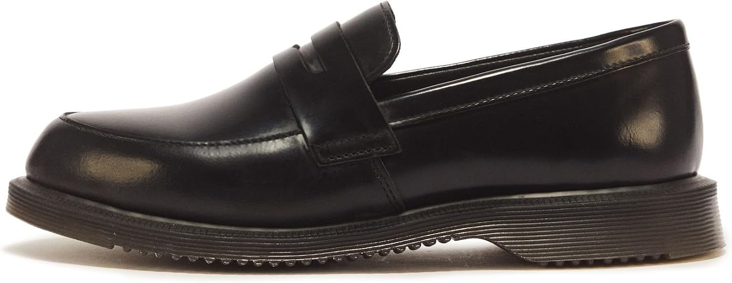 Dr. Martens Womens Temara Loafer Black Polished Smooth