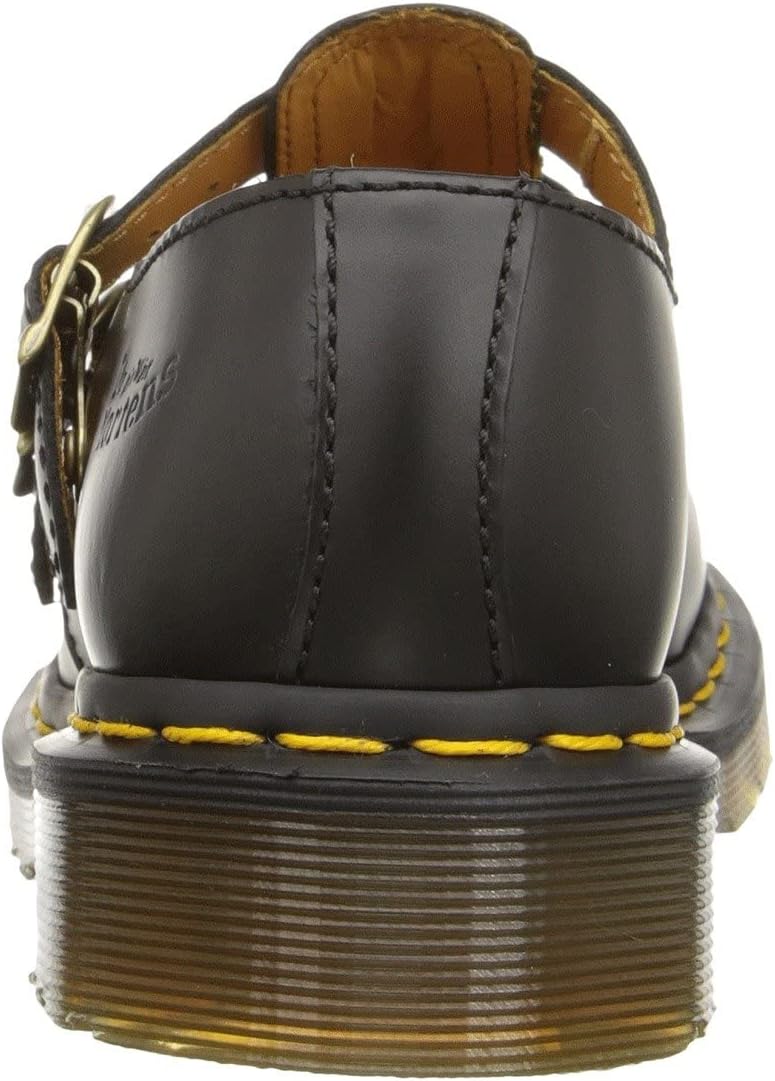 Dr. Martens Women's 8065 Mary Jane Leather Flat Shoe Black