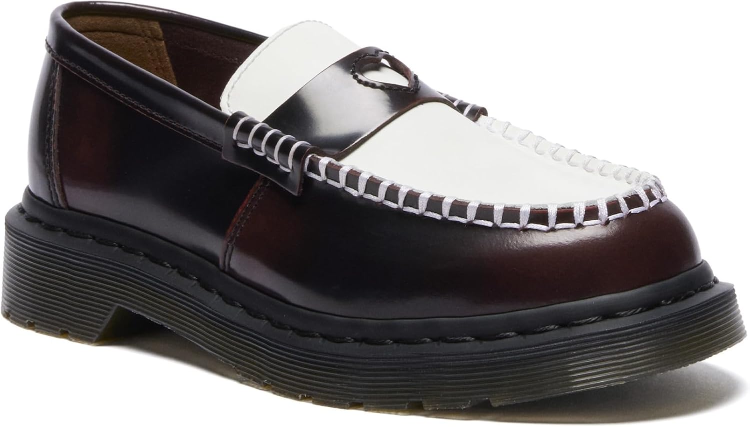 Dr. Martens Womens Penton Heart Cherry RedWhite