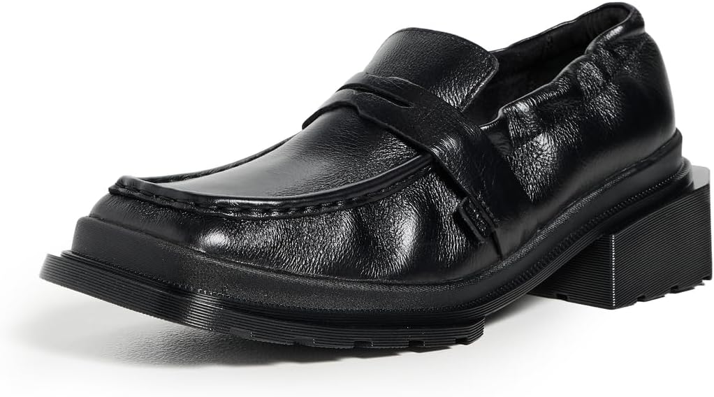 Dr. Martens Womens Maybole Loafer Black Milled Gloss