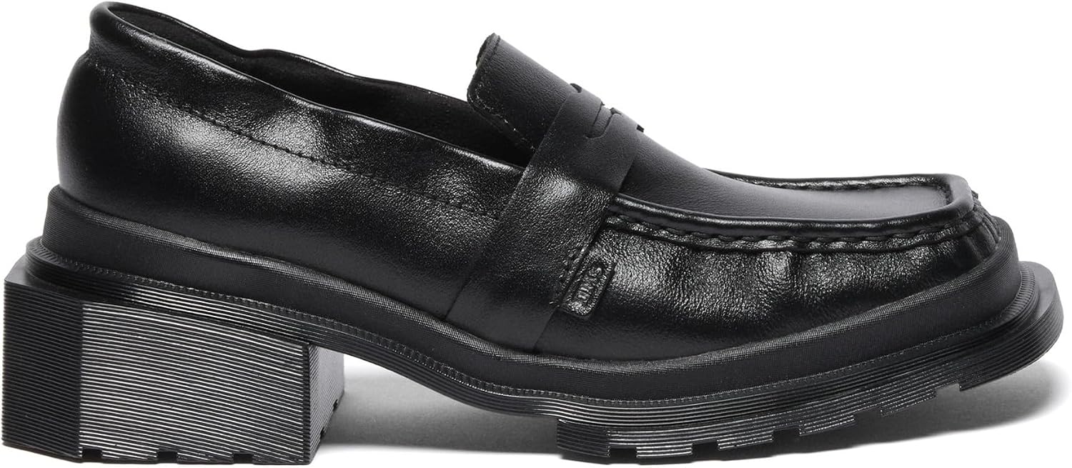 Dr. Martens Womens Maybole Loafer Black Milled Gloss