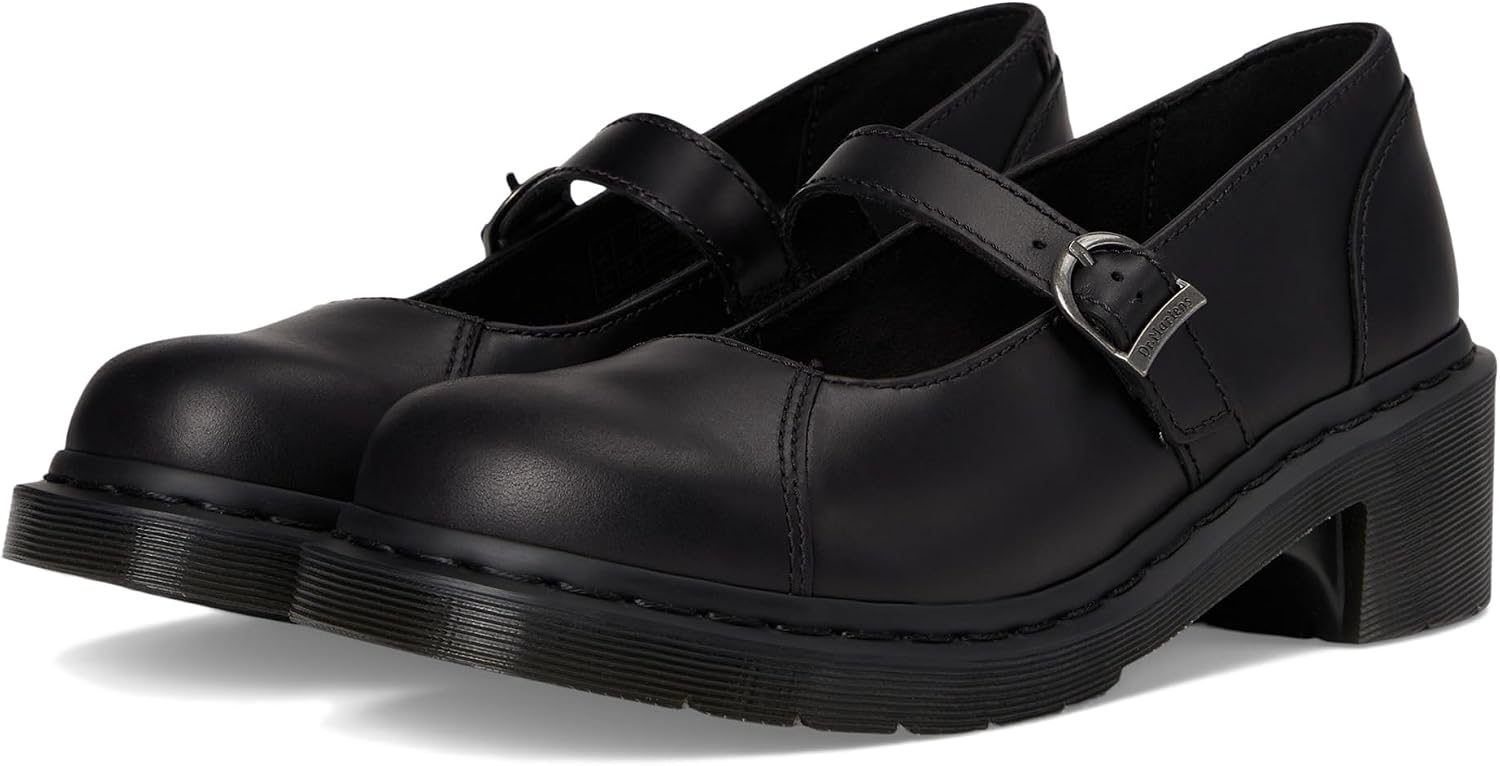 Dr. Martens Women's Alderstone Mary Jane Black Orleans