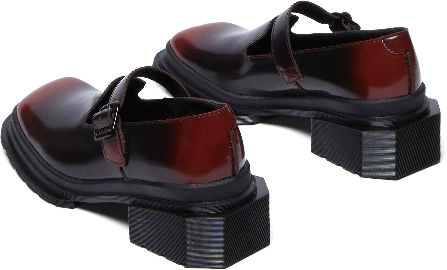 Dr. Martens Women's Maybole Mary Jane Black+cherry Red Arcadia