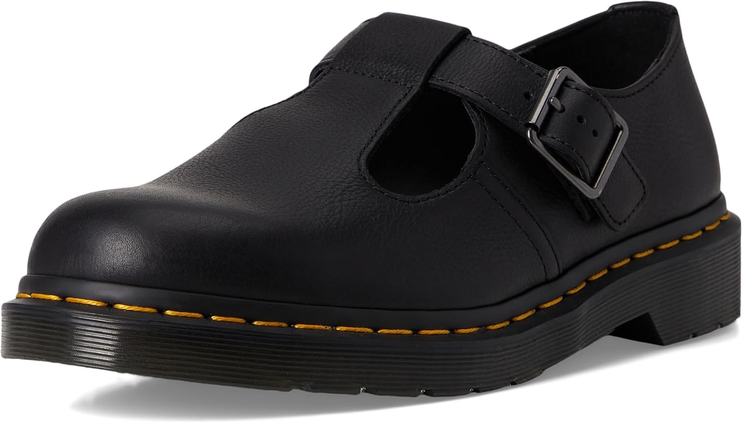 Dr. Martens Womens Polley T-bar Shoes Black