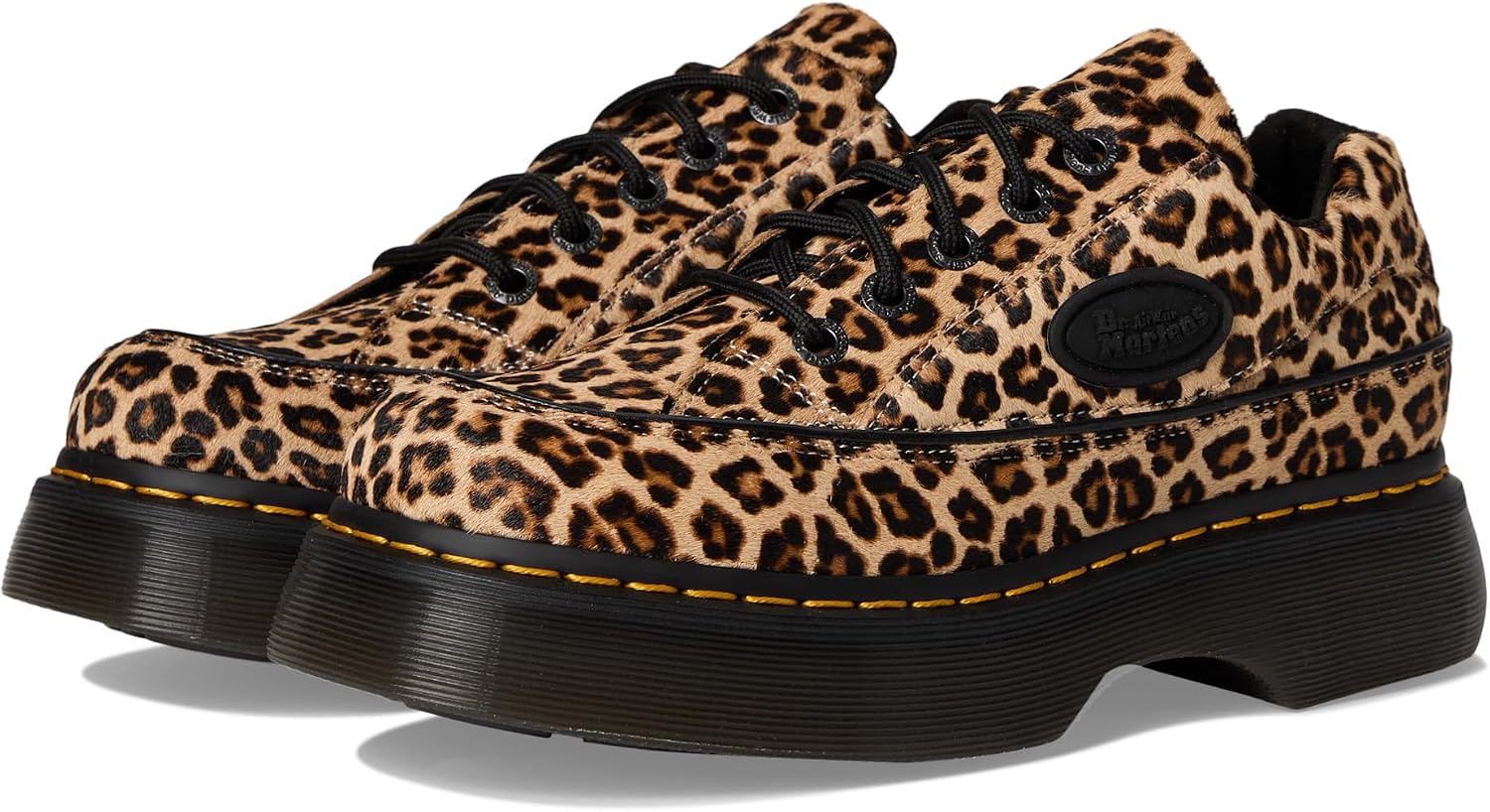 Dr. Martens Unisex-Adult Buzz 5i Shoe Light Tan Mini Leopard Spot