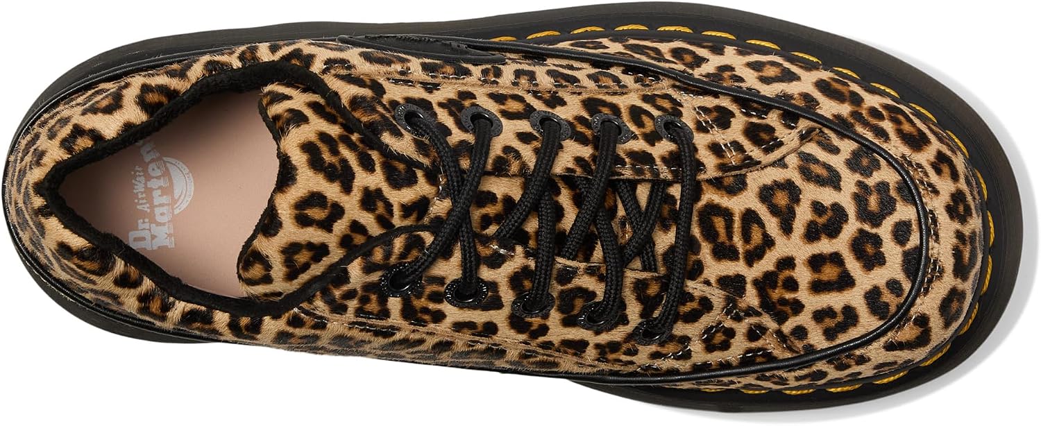 Dr. Martens Unisex-Adult Buzz 5i Shoe Light Tan Mini Leopard Spot