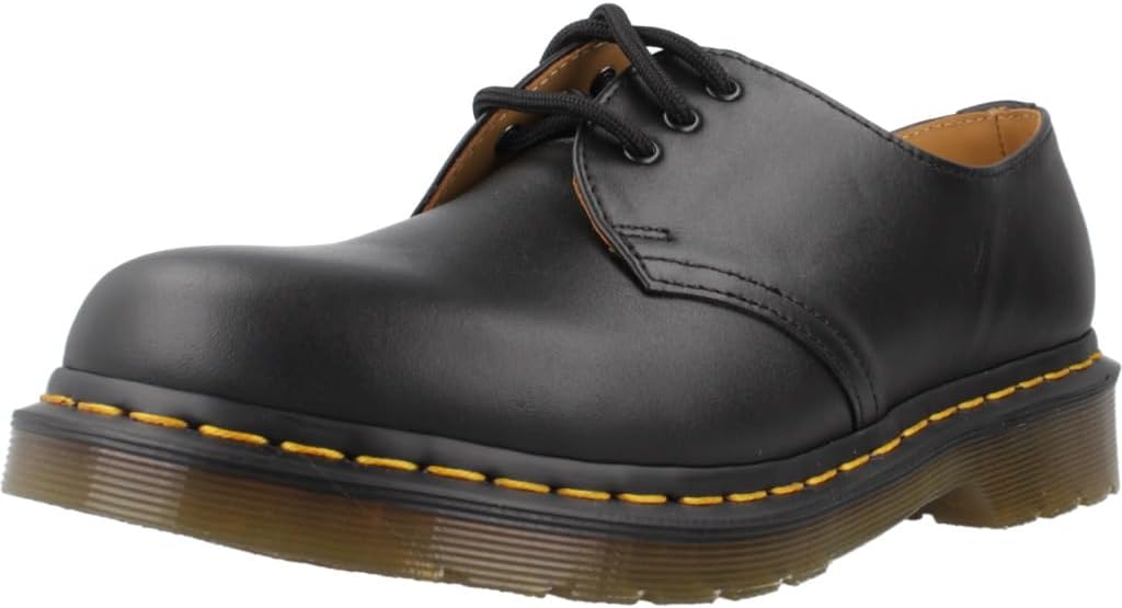 Dr. Martens Womens 1461 3 Eye Oxfords Black Smooth
