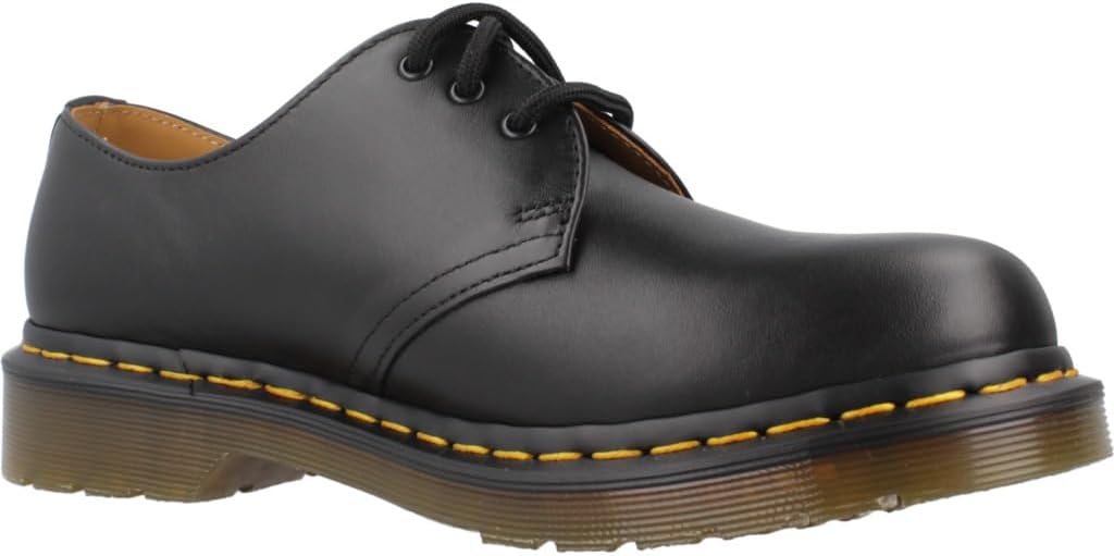 Dr. Martens Womens 1461 3 Eye Oxfords Black Smooth