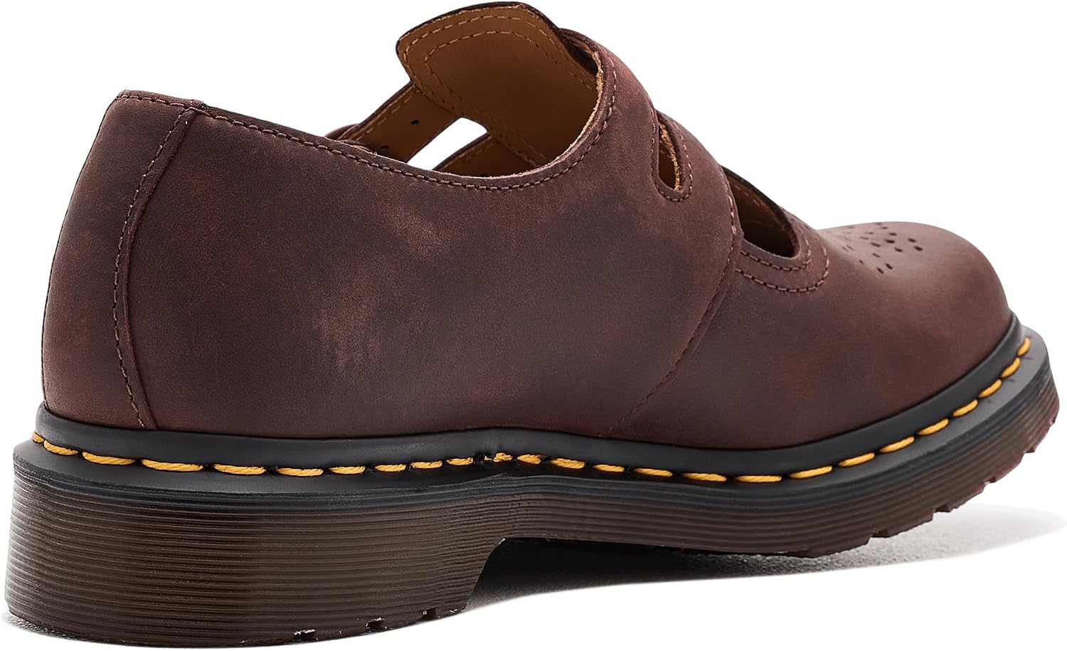 Dr. Martens Women's 8065 Mary Jane Leather Flat Shoe Cherry Red 1