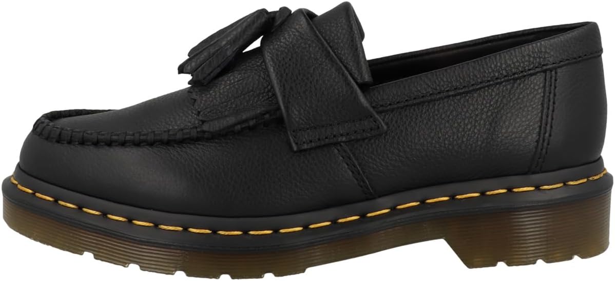 Dr. Martens Unisex Adrian Slip-On Loafer Black Virginia