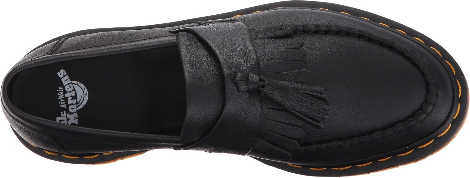 Dr. Martens Unisex Adrian Slip-On Loafer Black Virginia