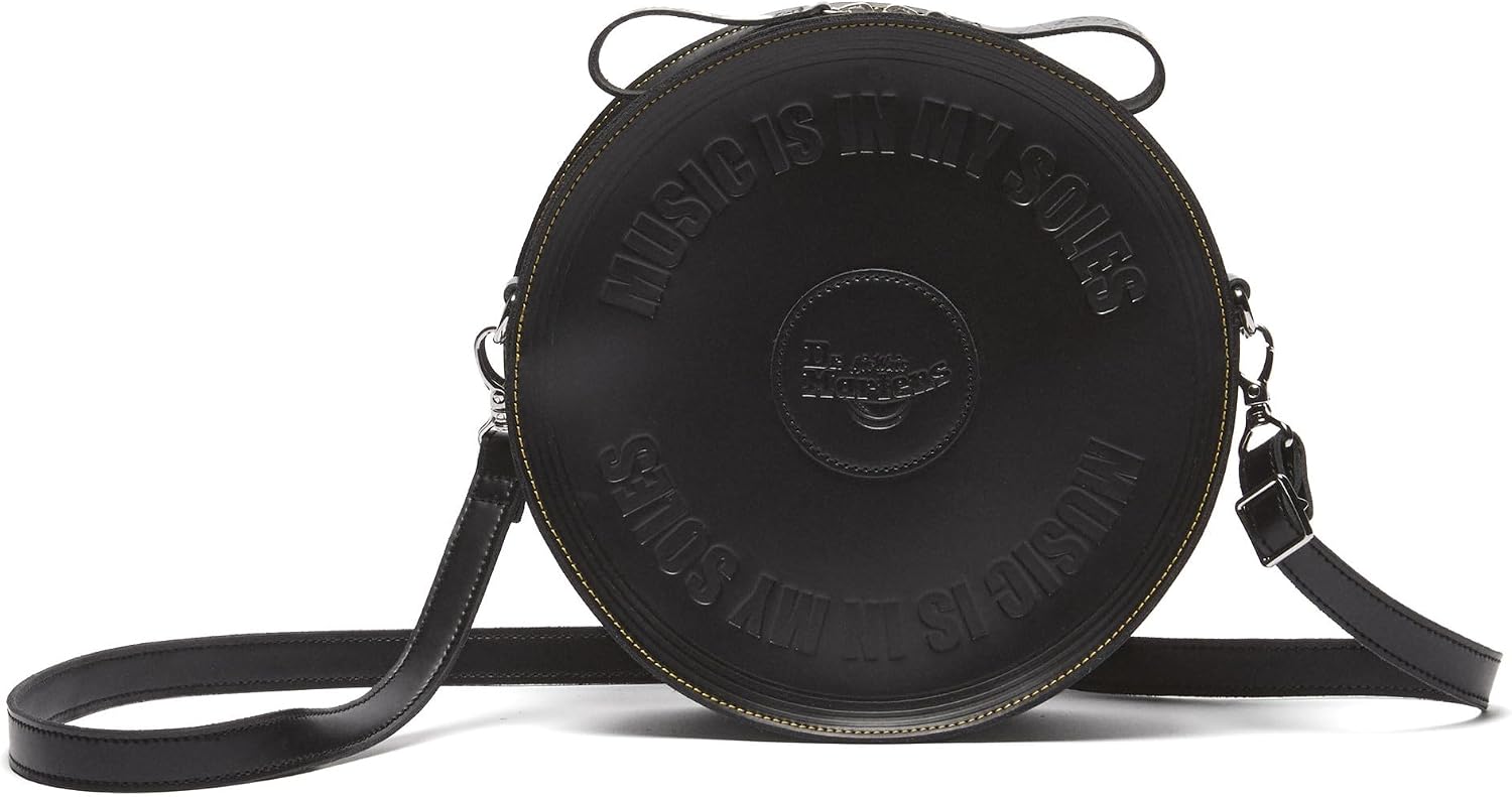 Dr. Martens Leather Round Backpack Black Kiev