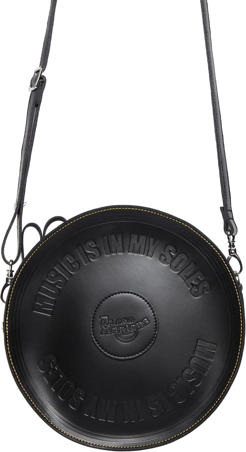 Dr. Martens Leather Round Backpack Black Kiev