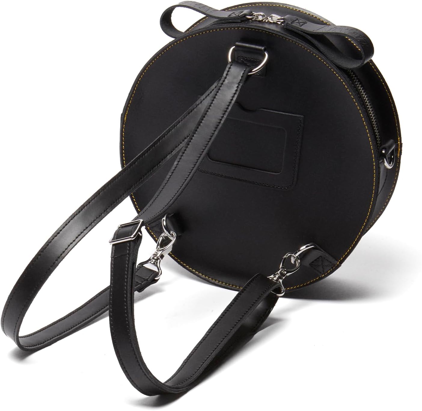 Dr. Martens Leather Round Backpack Black Kiev
