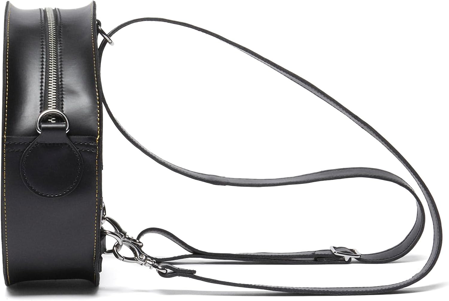 Dr. Martens Leather Round Backpack Black Kiev