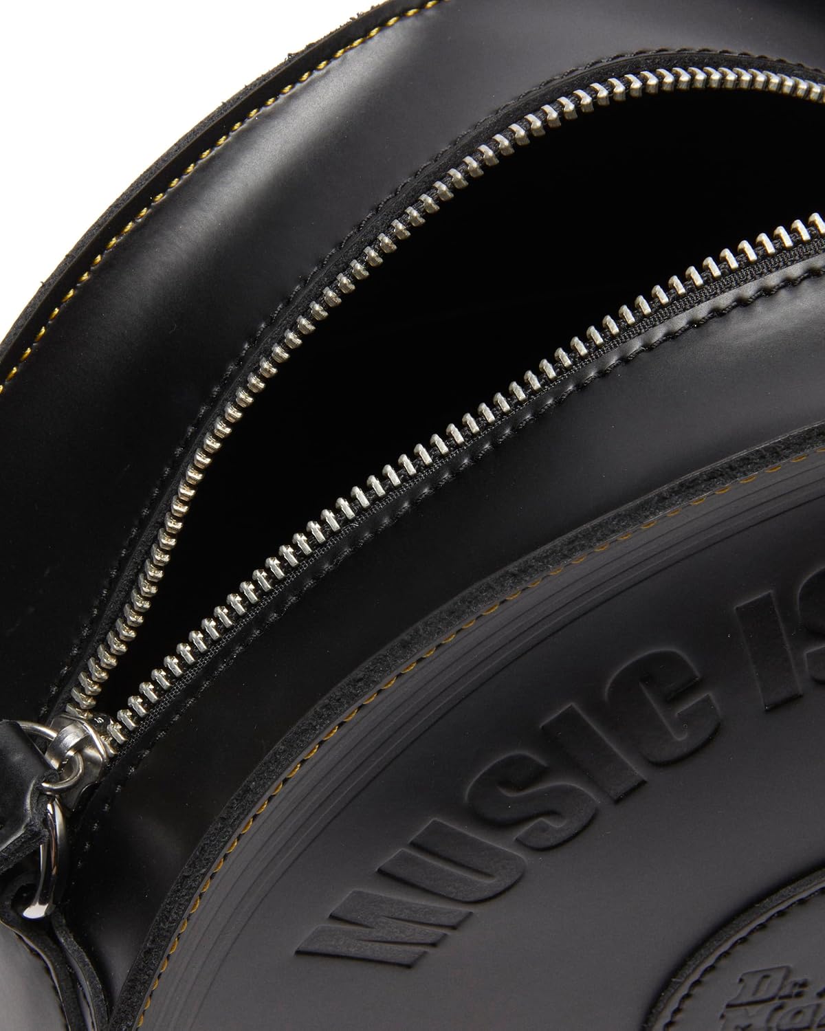 Dr. Martens Leather Round Backpack Black Kiev