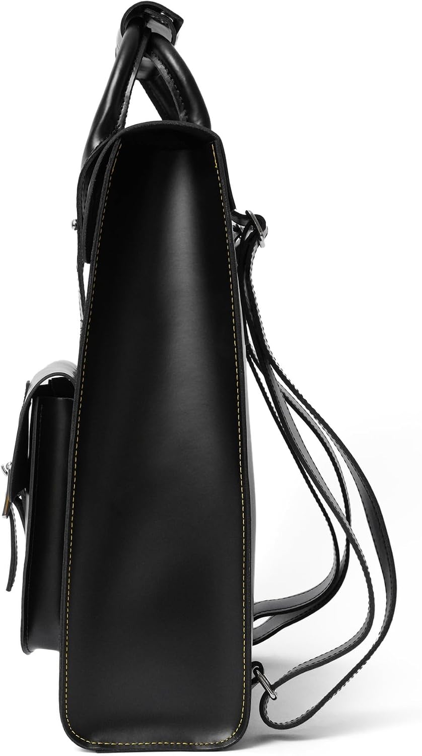 Dr. Martens Leather Box Backpack Black Smooth+black Kiev