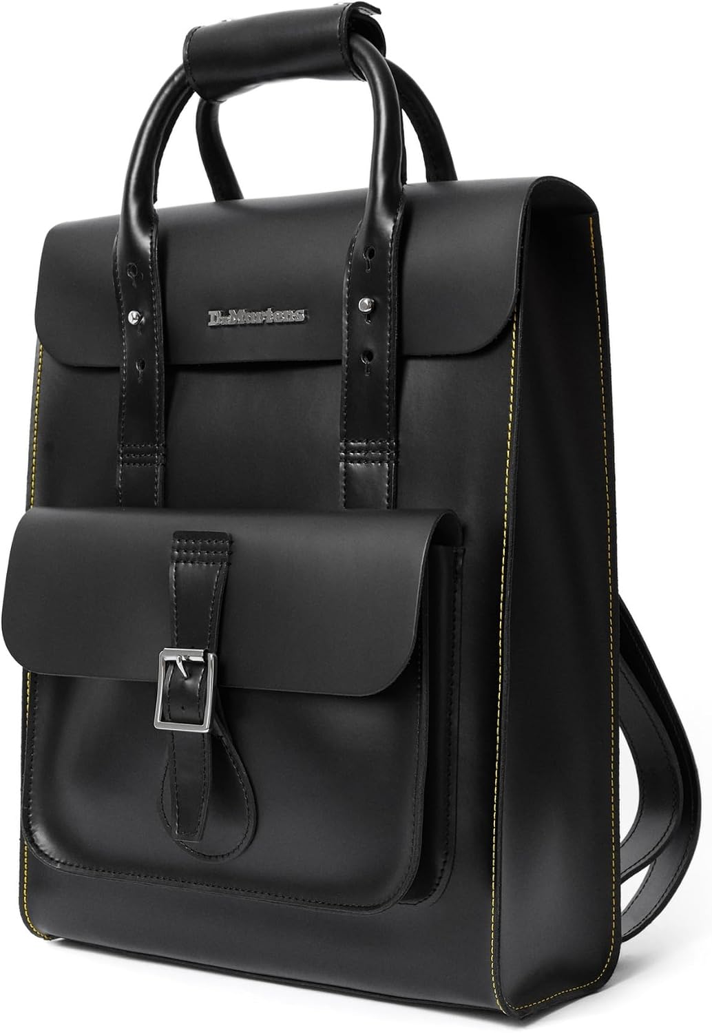 Dr. Martens Leather Box Backpack Black Smooth+black Kiev