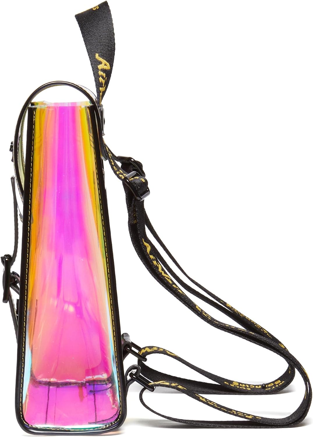 Dr. Martens Leather Box Backpack Black Iridescent Pu+felix Rub Off