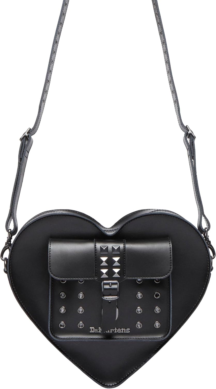Dr. Martens Transparent Heart Shaped Backpack Black Kiev