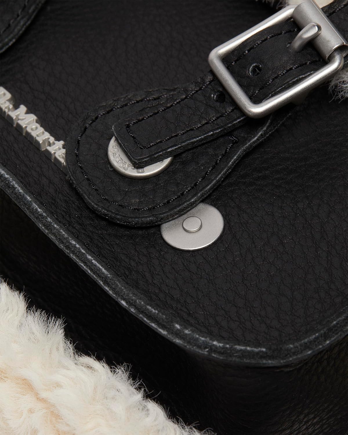 Dr. Martens Satchel Bag Black Ambassador+natural Deluxe Borg