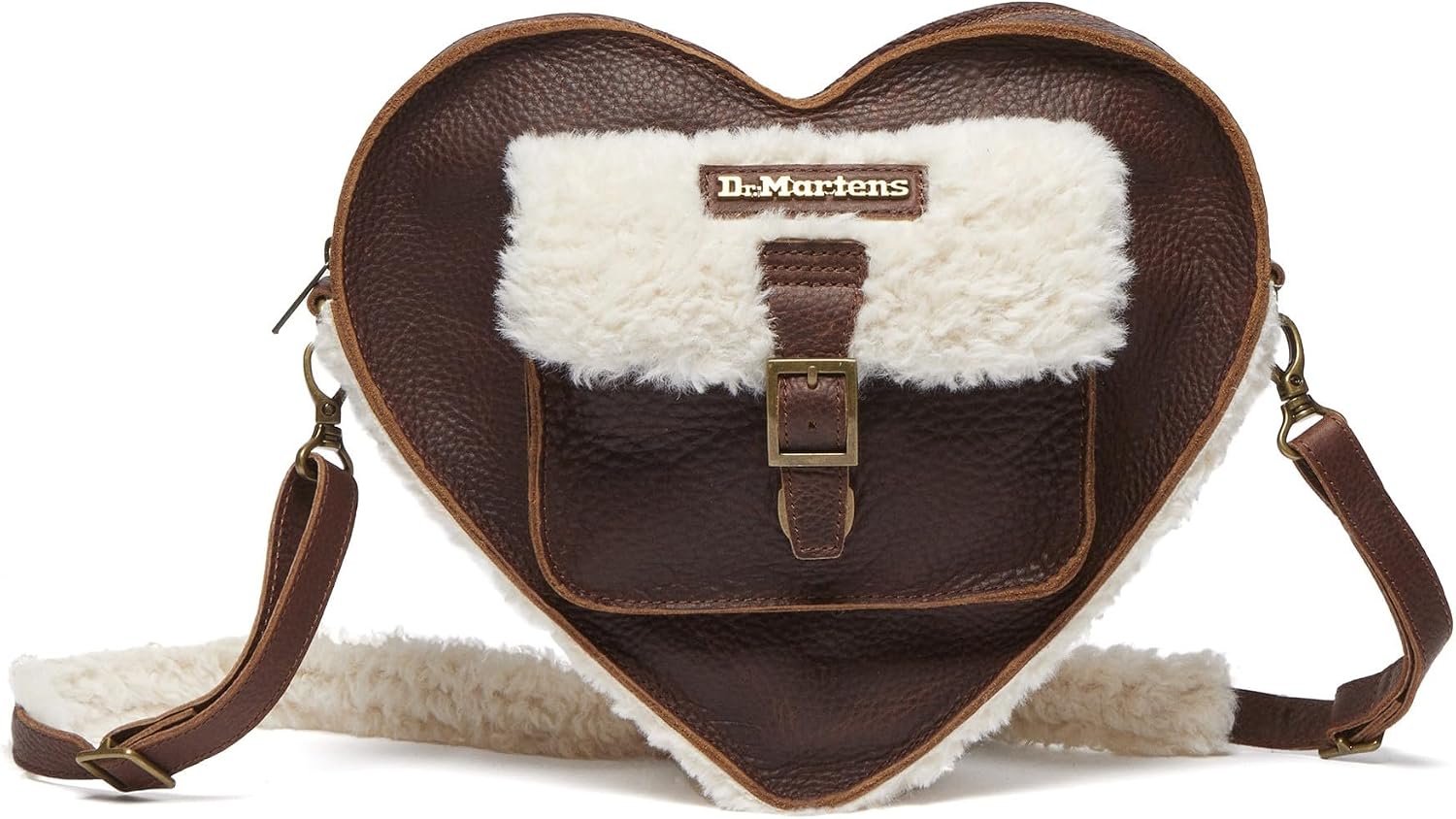 Dr. Martens Transparent Heart Shaped Backpack Cashew Ambassador+natural Deluxe Borg