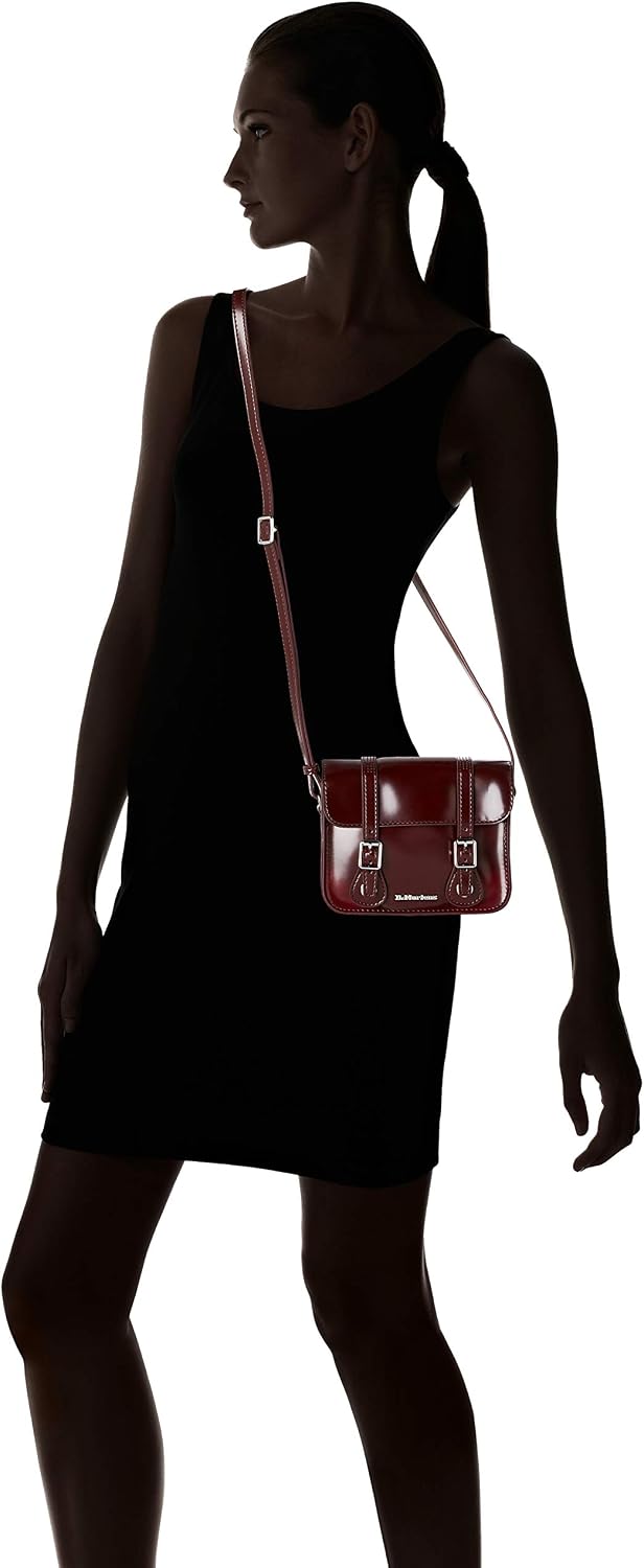 Dr. Martens Satchel Bag Cherry Red Oxford Rub Off