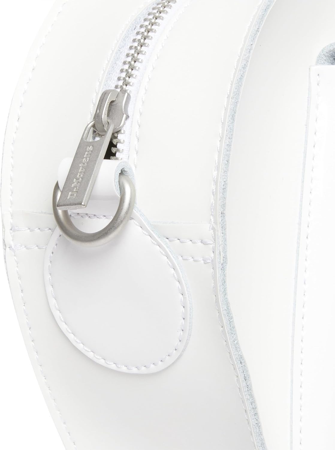 Dr. Martens Transparent Heart Shaped Backpack White Kiev+patent Lamper+smooth