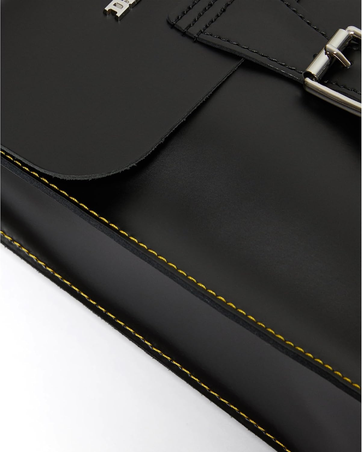 Dr. Martens Leather Mini Box Backpack, Black Smooth+Black Kiev