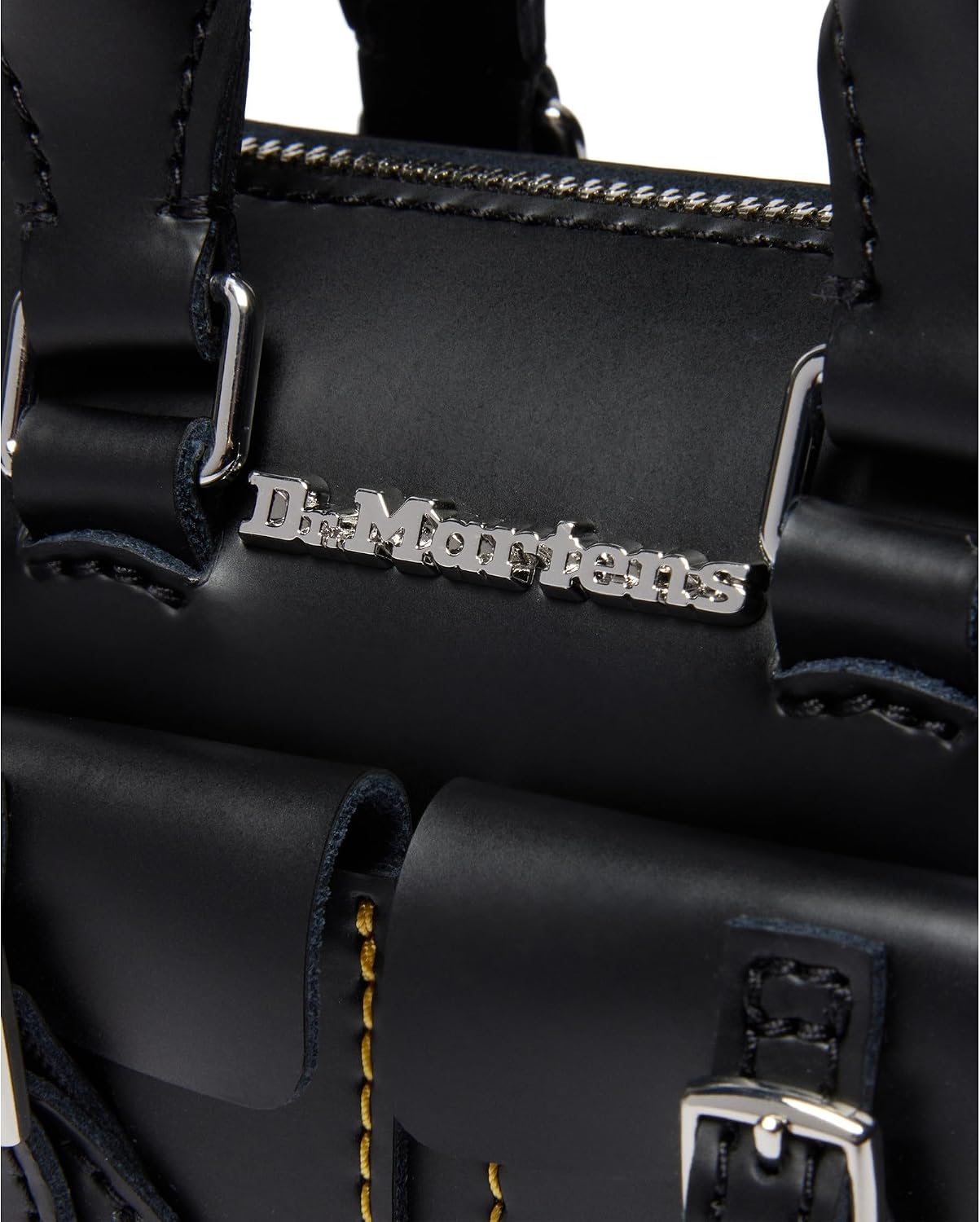 Dr. Martens Leather Mini Top Handle Bag, Black Kiev