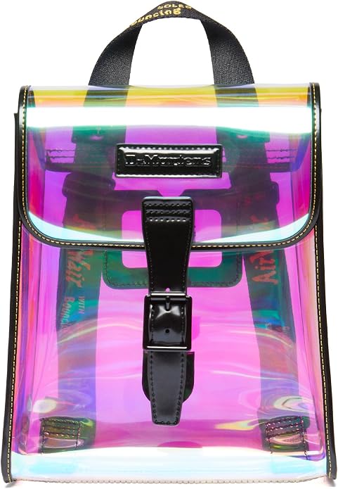 Dr. Martens Leather Box Backpack Black Iridescent Pu+felix Rub Off