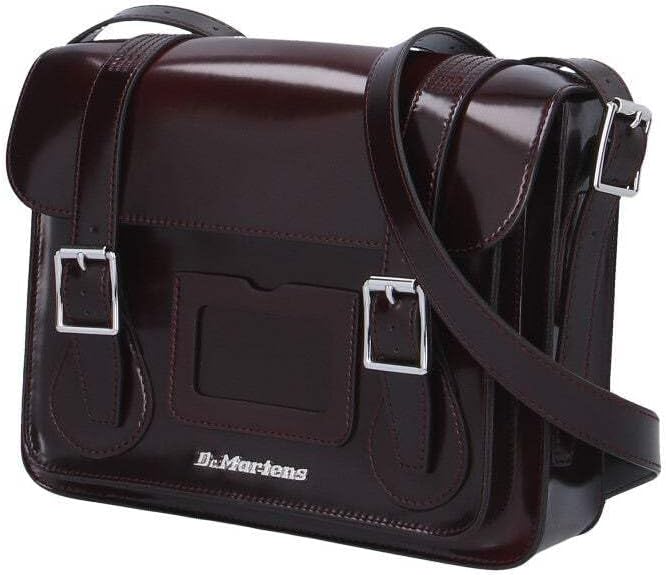 Dr. Martens Women's Satchel Cherry Red Oxford Rub Off