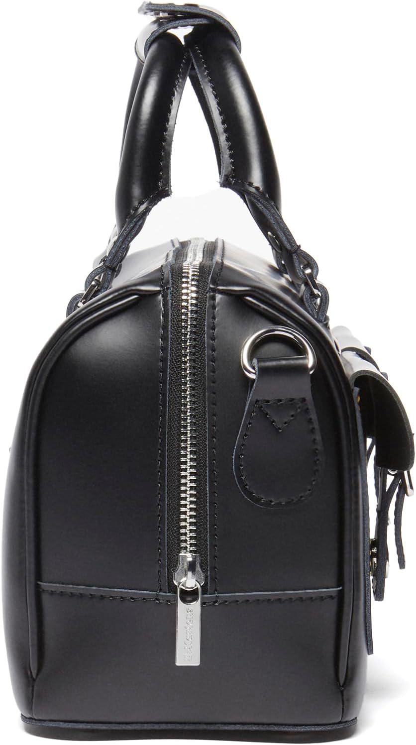 Dr. Martens Unisex Large Top Handle Bag Black Kiev+black Smooth