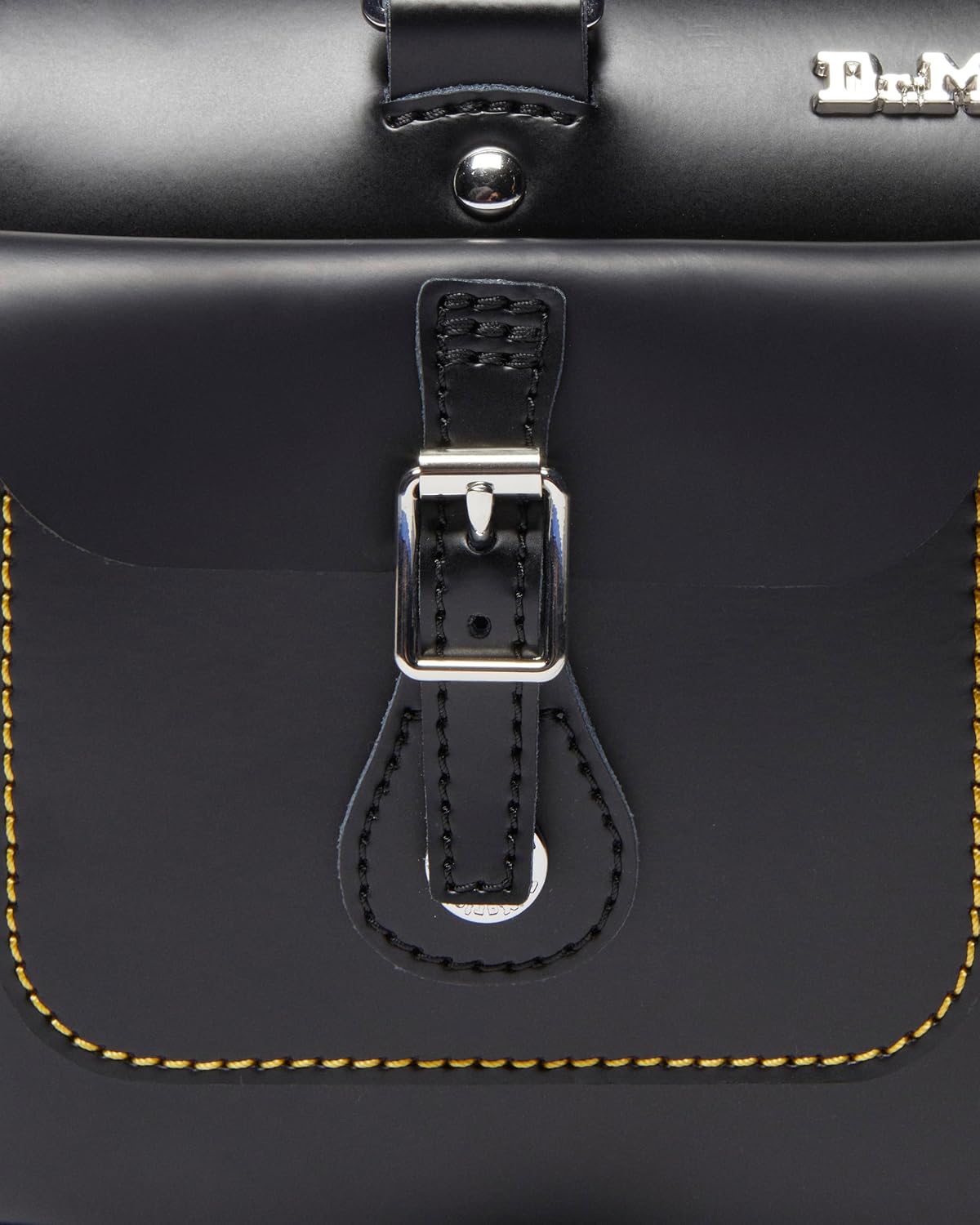 Dr. Martens Unisex Large Top Handle Bag Black Kiev+black Smooth