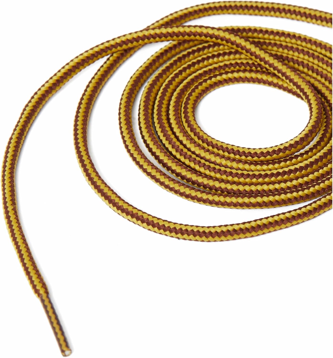 Dr. Martens 140cm Round Polyester 8-10 Eye Shoe Laces BrownYellow
