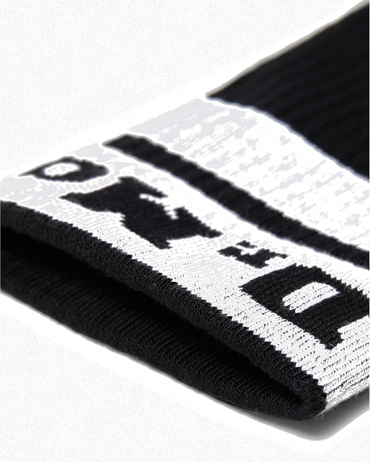 Dr. Martens Unisex Double Doc Sock Black+white Organic Cotton Blend
