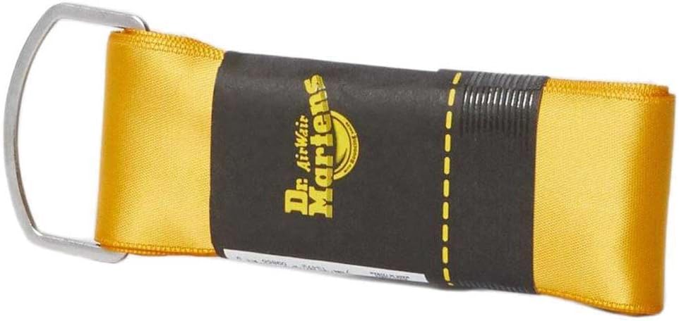 Dr. Martens Unisex's Ribbon Lace Shoelaces, Yellow, 55in, 8-10 Eye