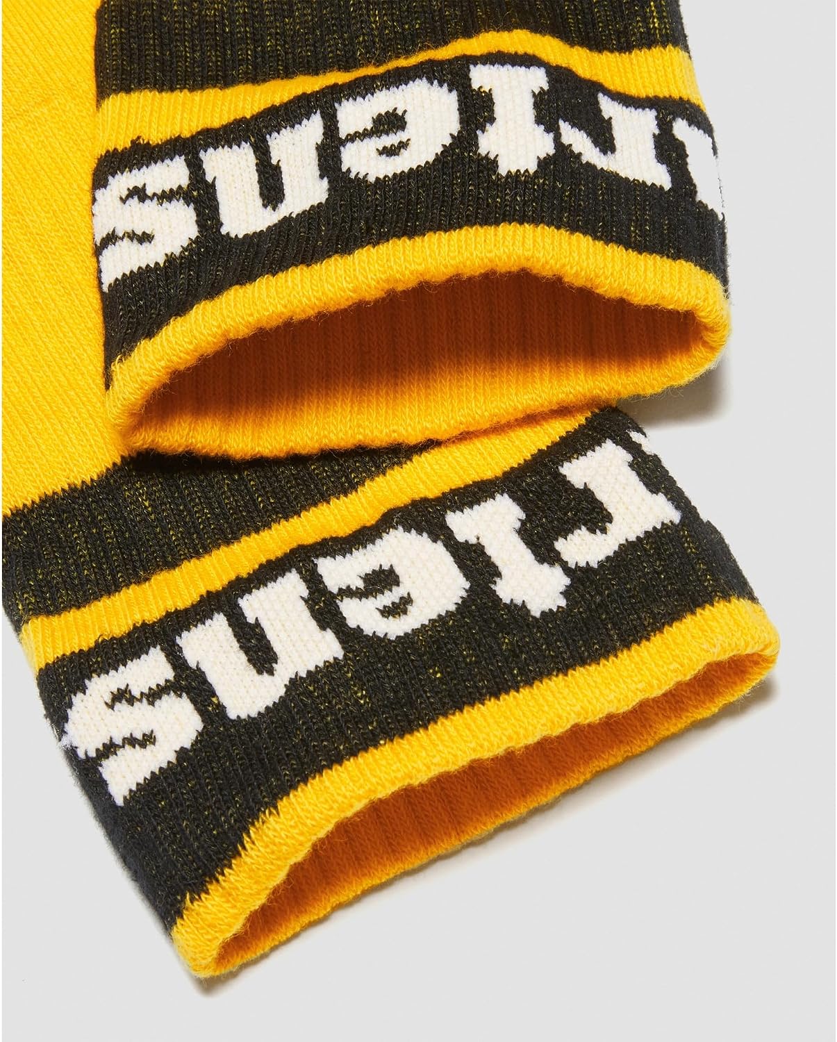 Dr. Martens Unisex Double Doc Sock Yellow Organic Cotton Blend
