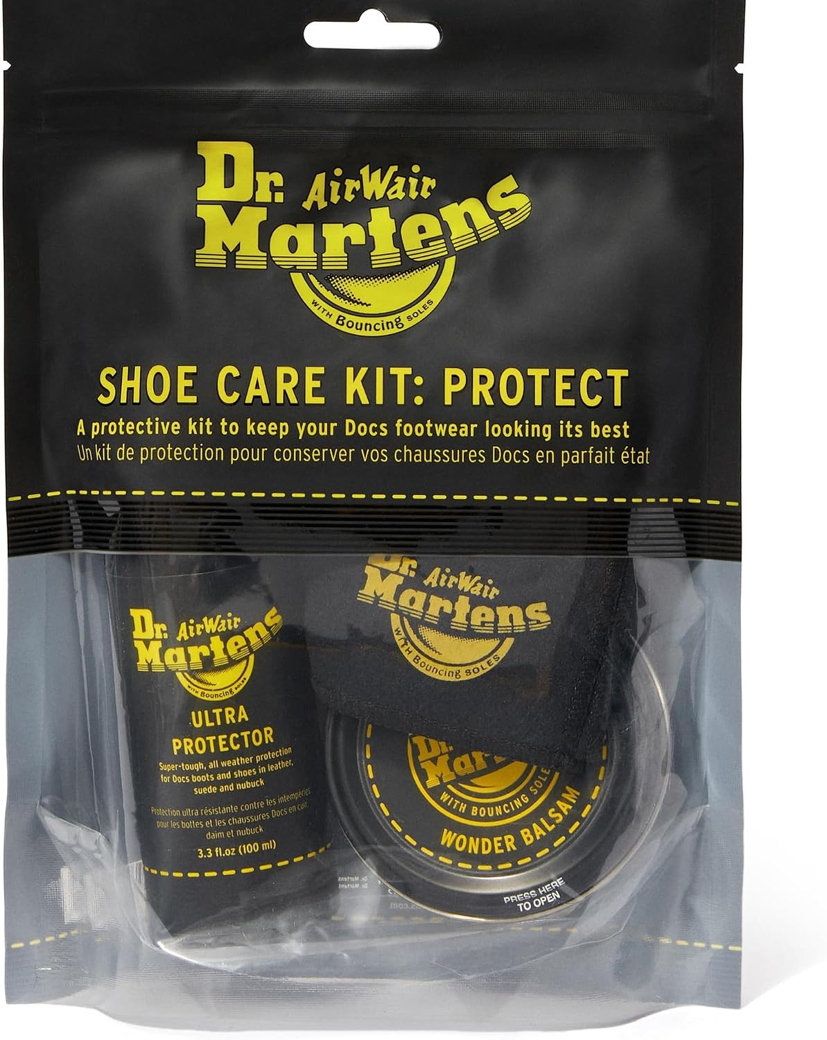 Dr. Martens Unisex Adult Reeder Nylon 5 Eye Shoe Black