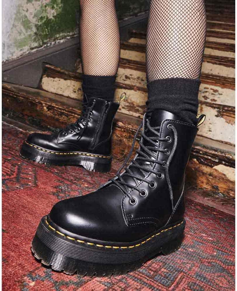 Dr. Martens Unisex Double Doc Sock Black Organic Cotton Blend