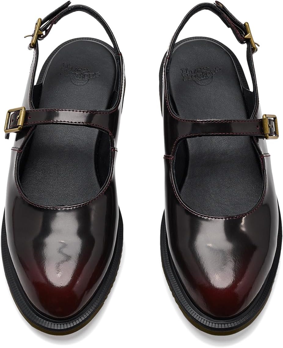 Dr. Martens Womens Madaline Cherry Red