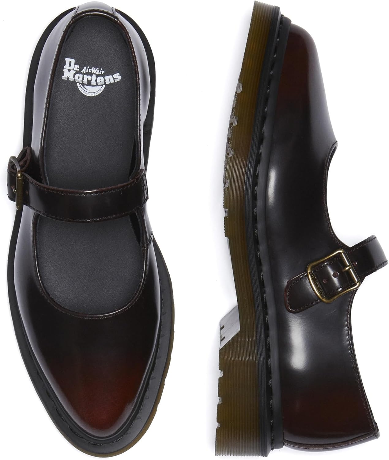 Dr. Martens women Elphie Mary Jane Cherry Red