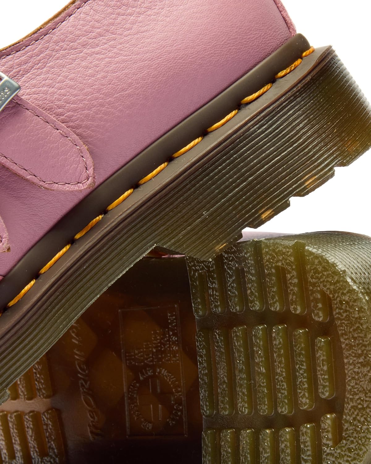 Dr. Martens Women's 8065 Mary Jane Leather Flat Shoe Dusty Rose Virginia