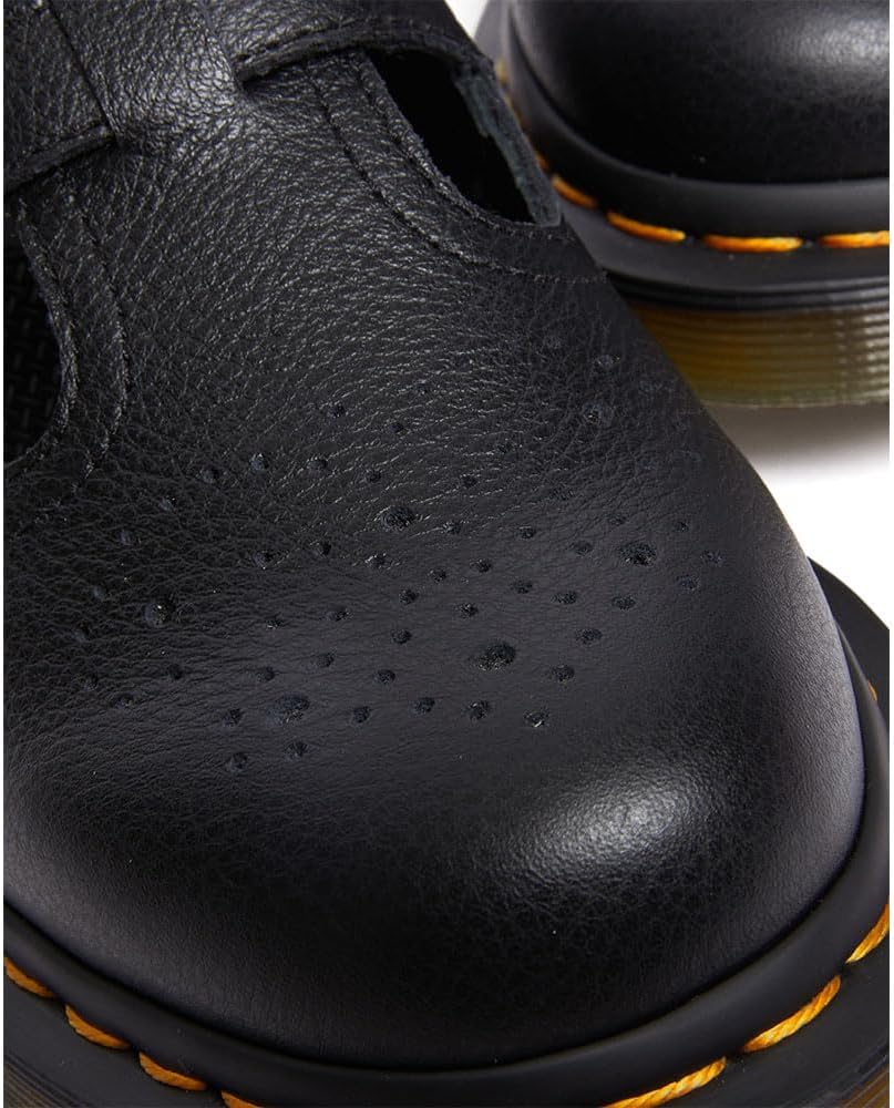 Dr. Martens Women's 8065 Mary Jane Leather Flat Shoe Black Virginia