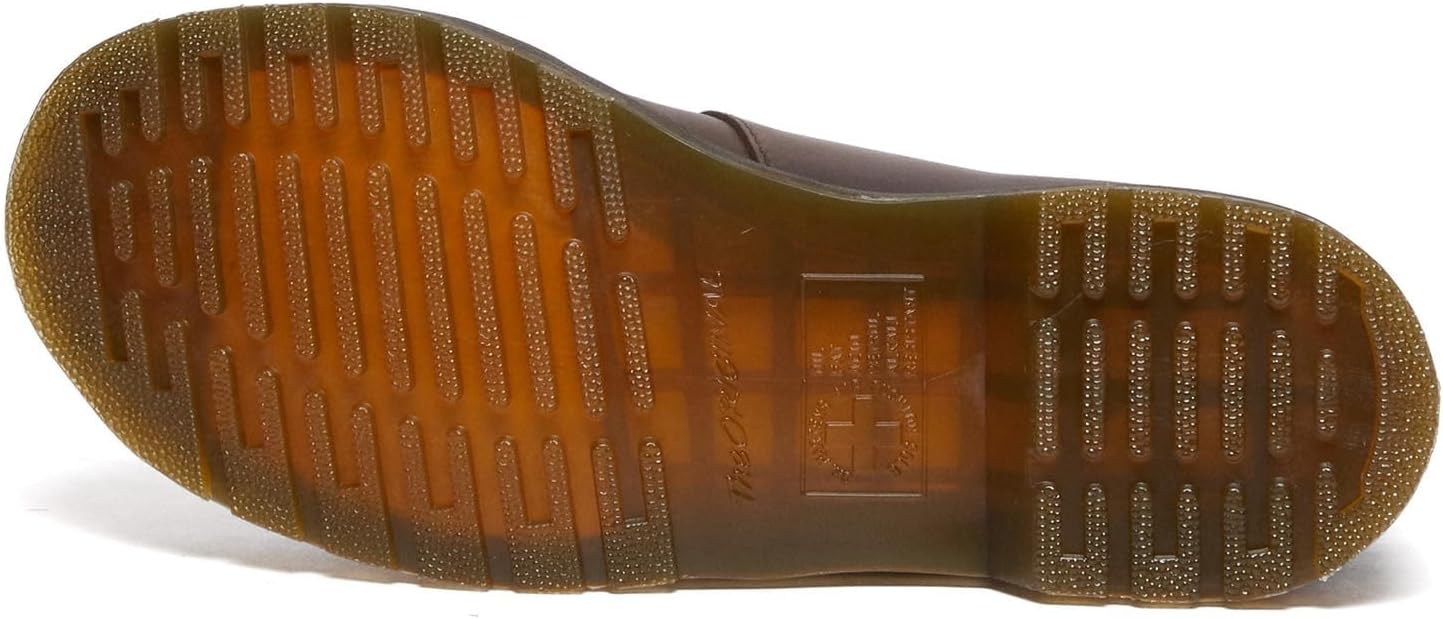 Dr. Martens Women's 8065 Mary Jane Leather Flat Shoe Dark Brown