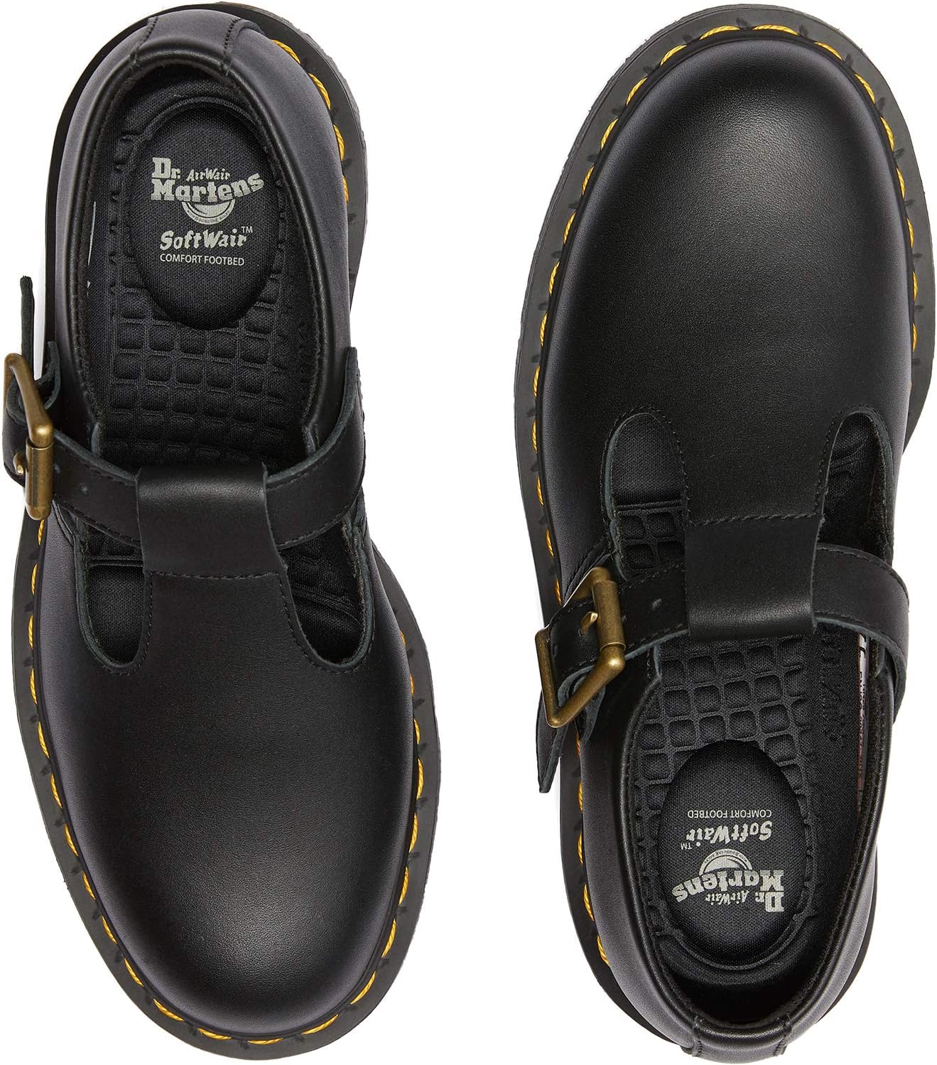 Dr. Martens Polley Slip-Resistant Mary-Jane Black Industrial